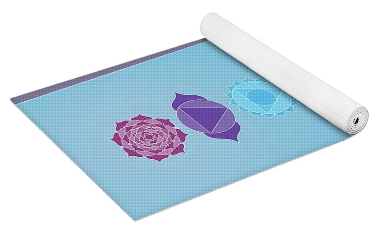 7 chakras yoga mat