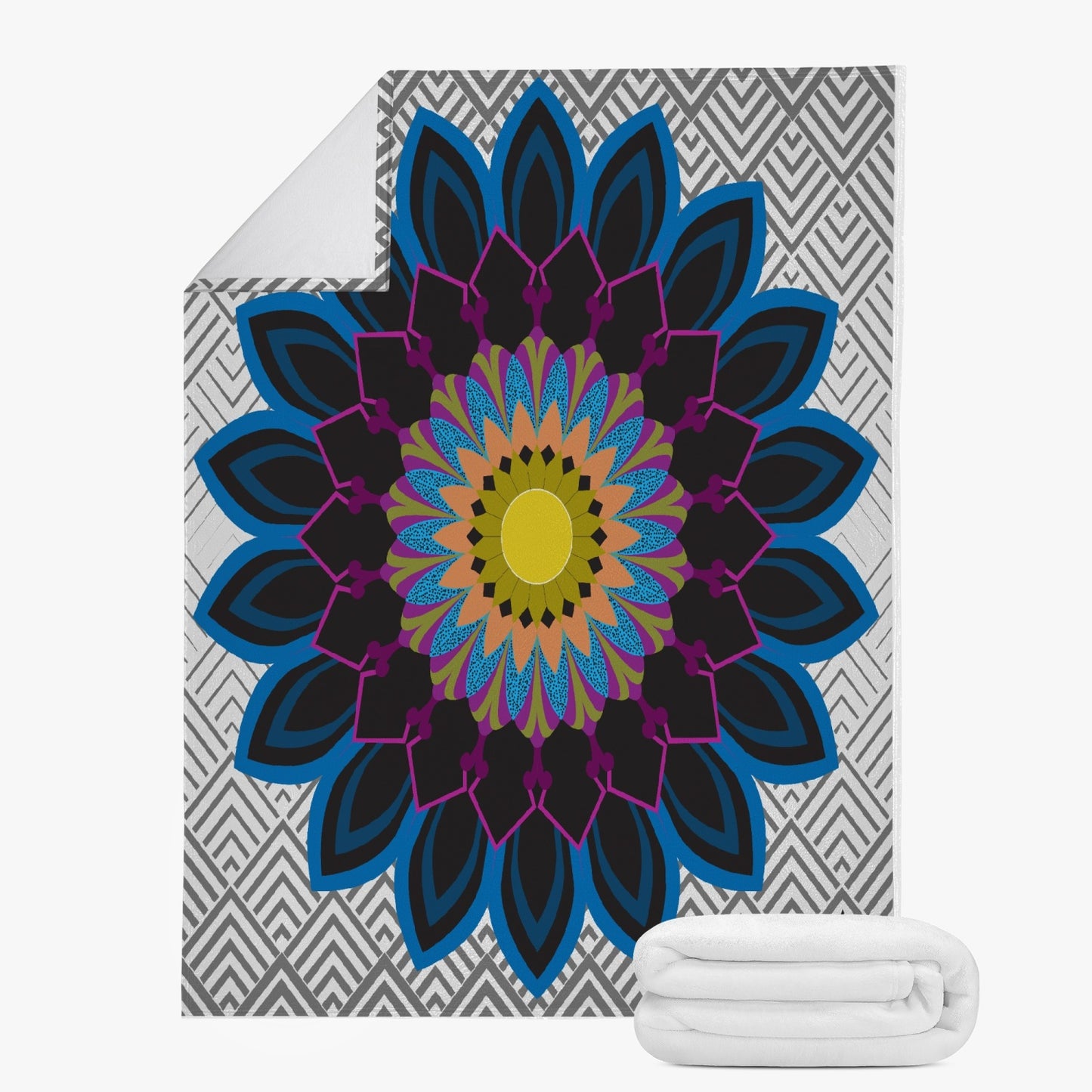 Mandala Yoga Blanket