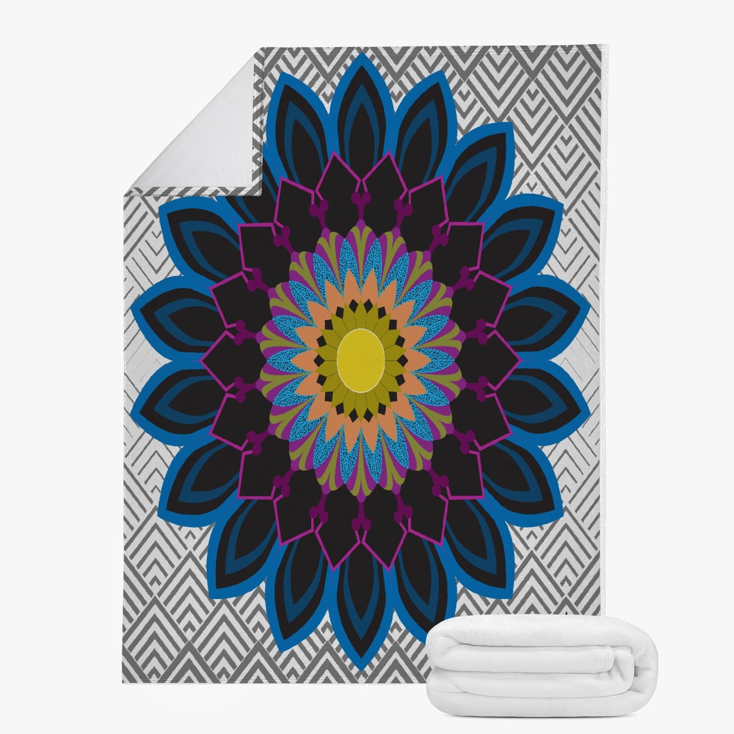 Mandala Yoga Blanket