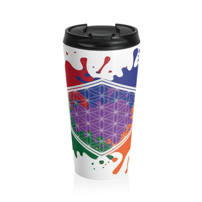 Flower of Life Stainless Steel Travel Mug
