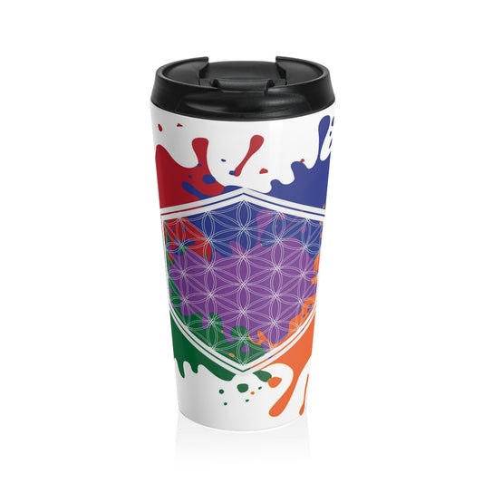 Flower of Life Stainless Steel Travel Mug