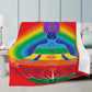 7 chakra yoga blanket