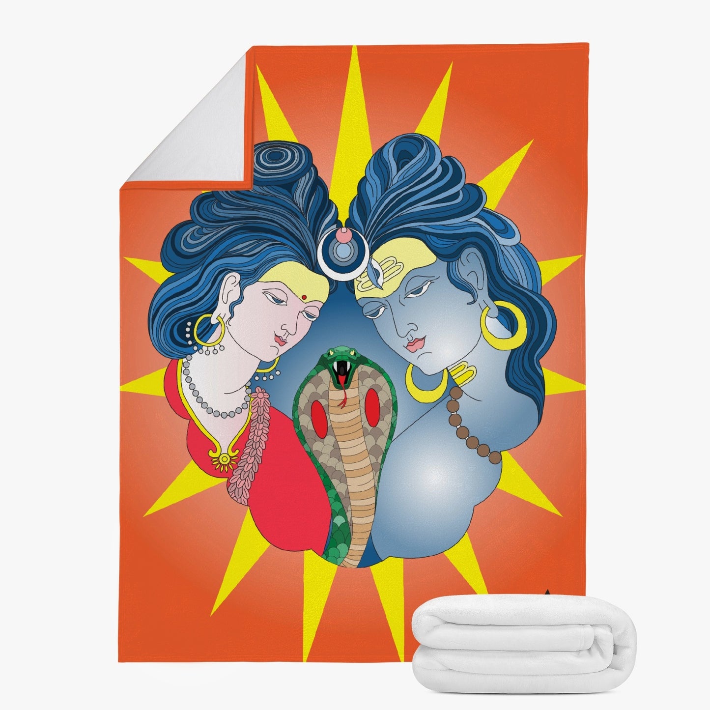 Shiva Shakti Yoga Blanket