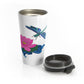 Dragonfly Stainless Steel Travel Mug