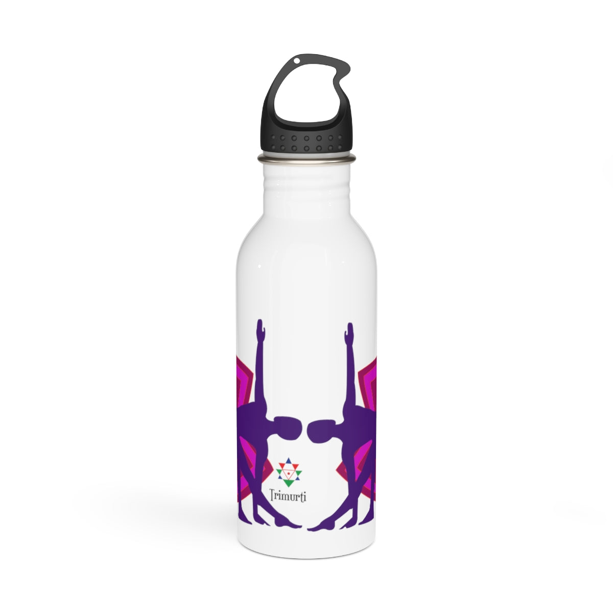 Yoga Asanas Stainless Steel Water Bottle