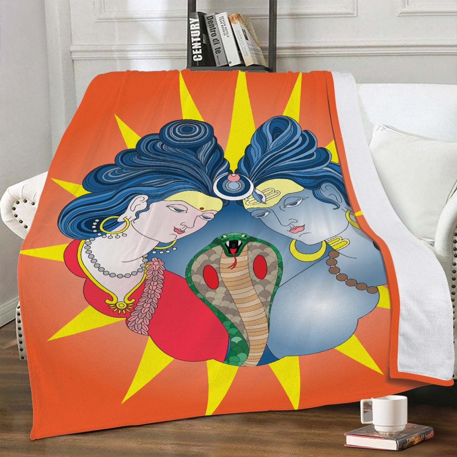 Shiva Shakti Yoga Blanket