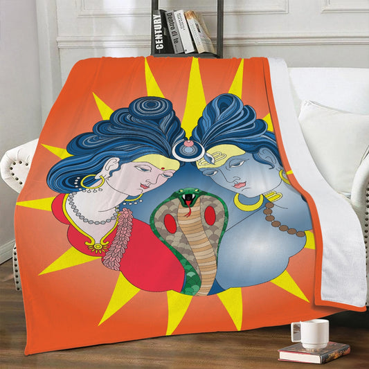 Shiva Shakti Yoga Blanket