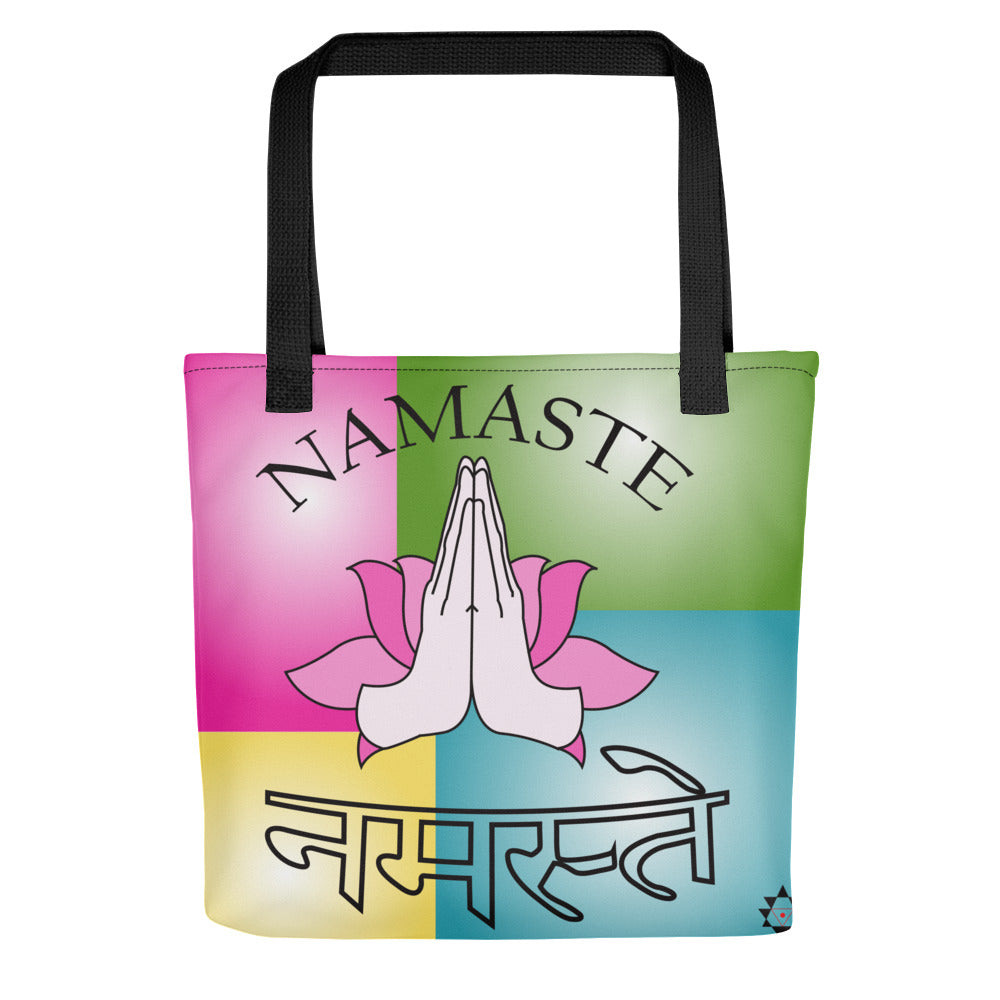 Namaste tote bag