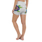 Traditional Lotus Flower Yoga Shorts