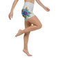 Traditional Lotus Flower Yoga Shorts