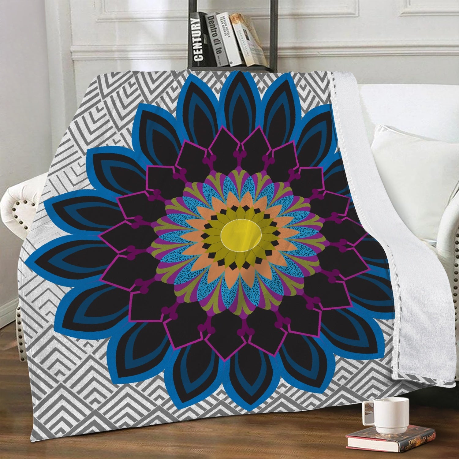 Mandala Yoga Blanket