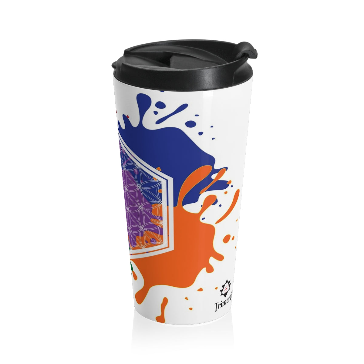 Flower of Life Stainless Steel Travel Mug