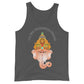 dark grey Ganesha Mantra Unisex Tank Top