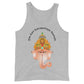 grey Ganesha Mantra Unisex Tank Top