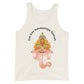  white Ganesha Mantra Unisex Tank Top