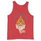 red Ganesha Mantra Unisex Tank Top