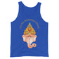 Blue Ganesha Mantra Unisex Tank Top
